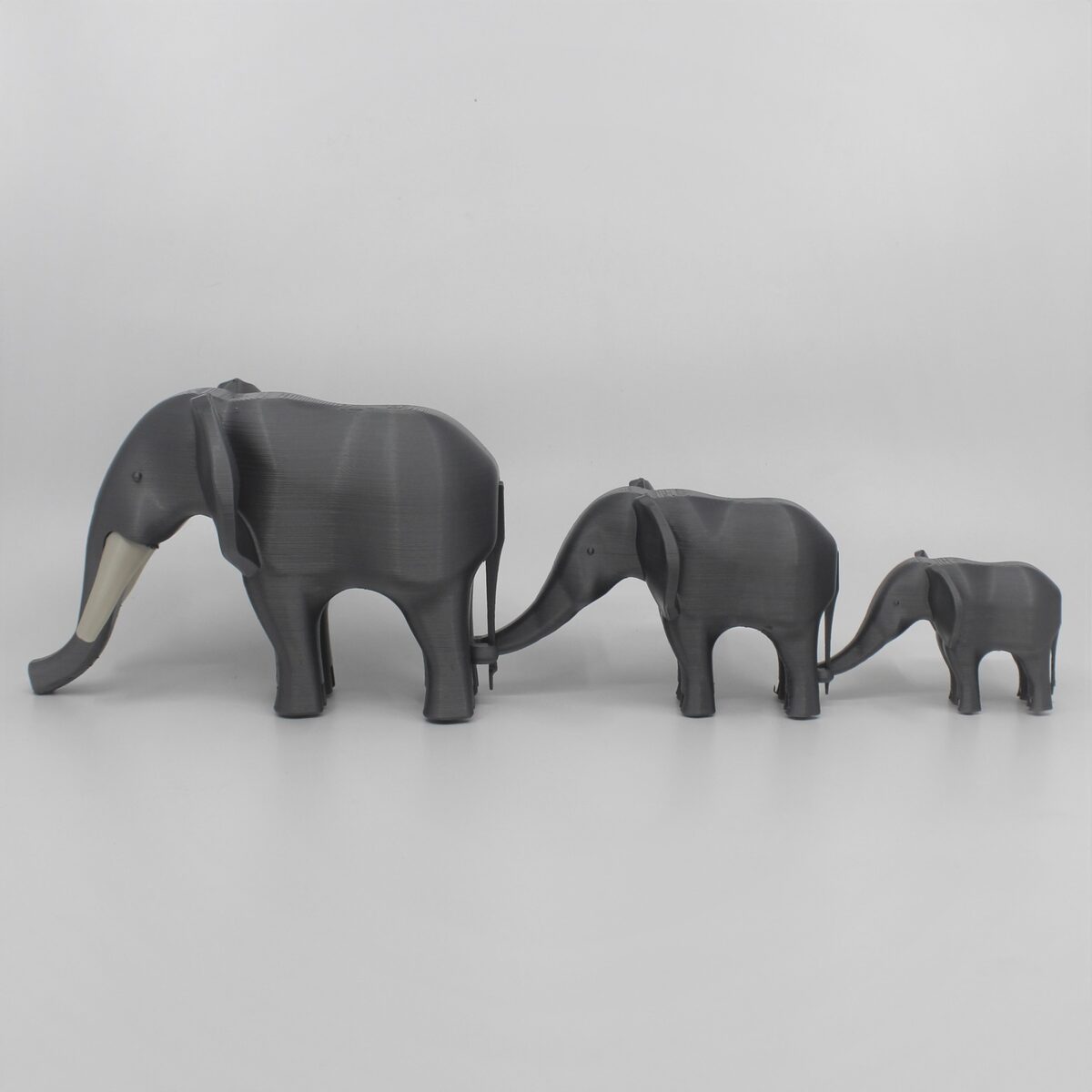 African Elephant Mama & Babies - thumbnail 12